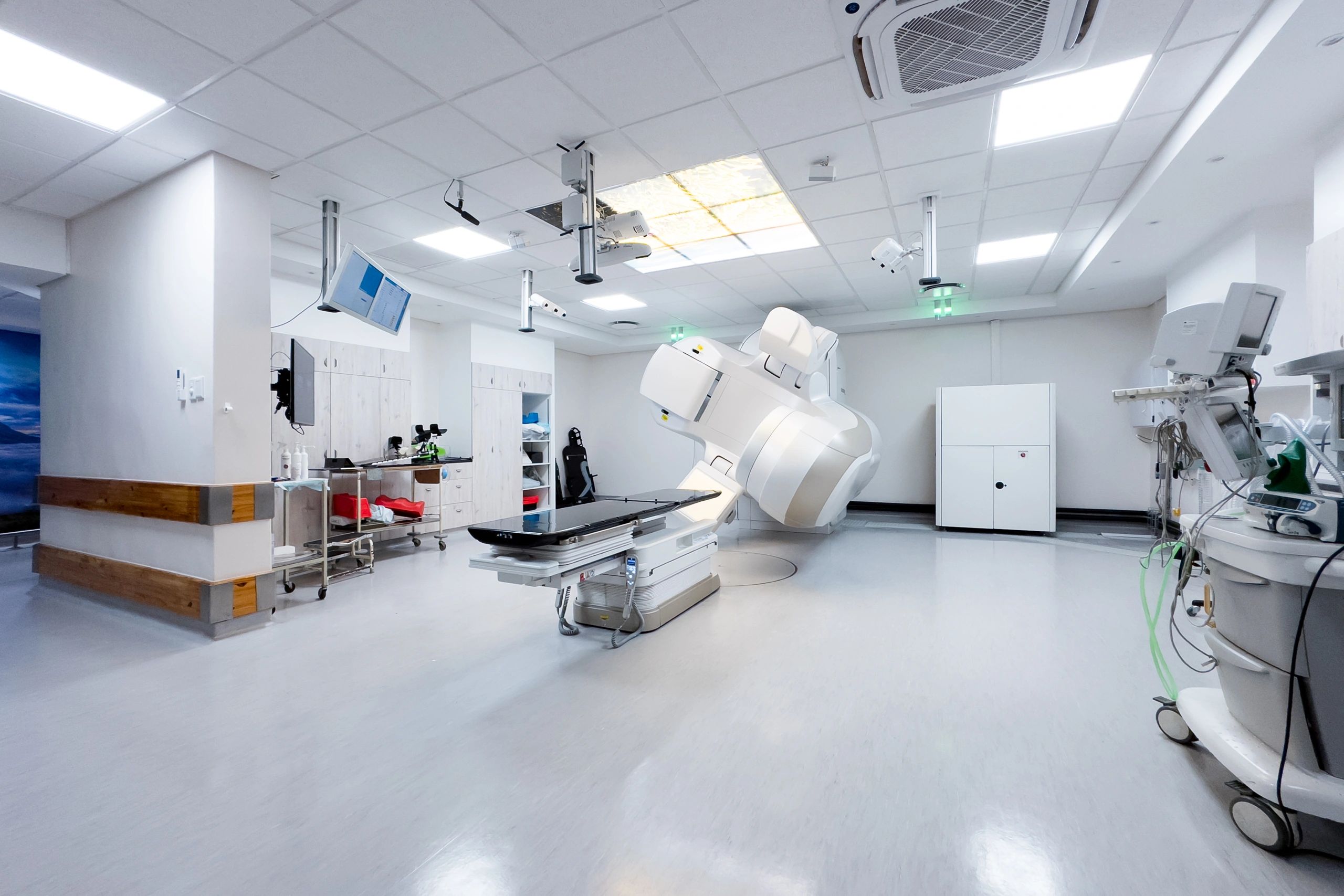 Modern medical treatment room with advanced equipment