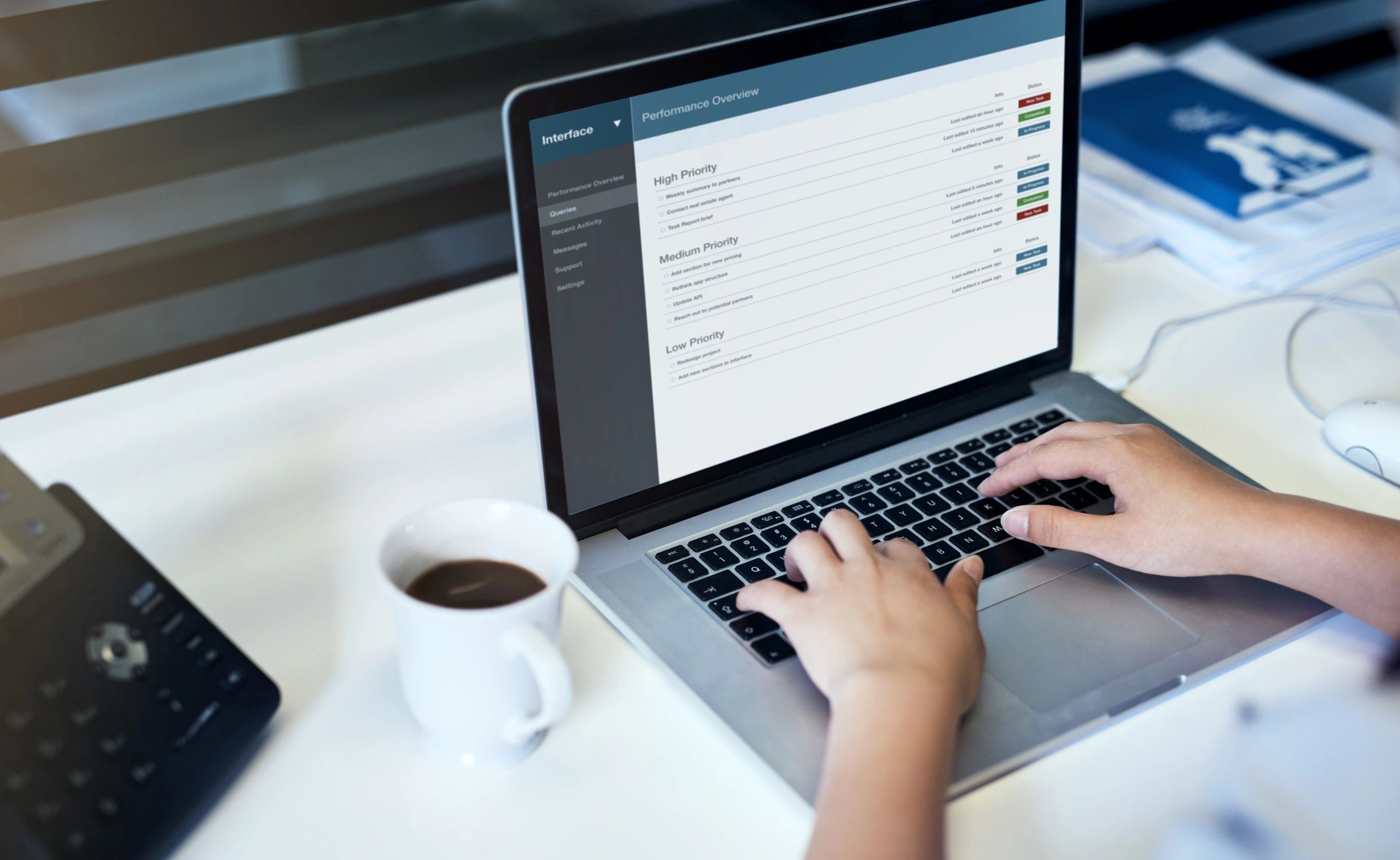 Laptop used for service management and dispatch software